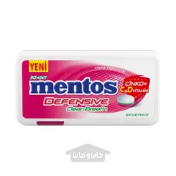 خوشبو کننده دهان منتوس بدون شکر با طعم گیلاس 21 گرم 30 عددی mentos