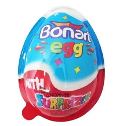 تخم مرغ شانسی پسرانه بونارت همراه با کاکائو 25 گرم Bonart