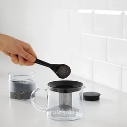 قوری شیشه ای 600 میلی لیتری ایکیا مدل IKEA RIKLIG