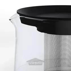 قوری شیشه ای 600 میلی لیتری ایکیا مدل IKEA RIKLIG