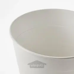 سطل زباله 10 لیتری ایکیا رنگ سفید مدل IKEA FNISS