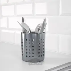 پایه قاشق چنگال فولاد ضد زنگ 13.5 سانتی متری ایکیا مدل IKEA ORDNING