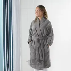 حوله حمام خاکستری L/XL ایکیا مدل IKEA ROCKÅN