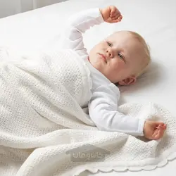 پتو سفید 70x90 سانتی متری ایکیا مدل IKEA GULSPARV