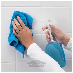 جا مسواکی با مکنده سفید ایکیا مدل IKEA TISKEN