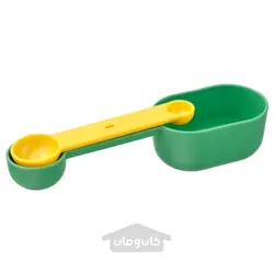 پیمانه اندازه گیری، مجموعه 2 عددی، سبز روشن/زرد روشن ایکیا مدل IKEA UPPFYLLD