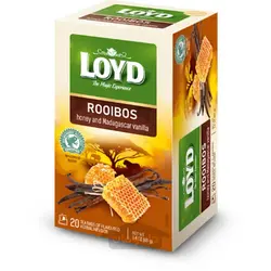 دمنوش گیاهی لوید رویبوس با طعم عسل و وانیل ماداگاسکار 20 عدد 40 گرم LOYD