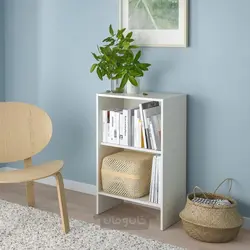 کتابخانه سفید 50x30x80 سانتی متری ایکیا مدل IKEA BAGGEBO