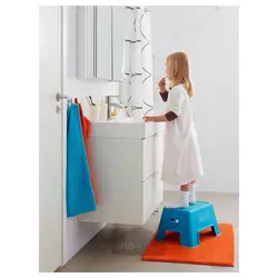 چهارپایه آبی ایکیا مدل IKEA BOLMEN