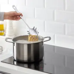 سرویس کفگیر ملاقه 4 پارچه استیل ضد زنگ ایکیا مدل IKEA GRUNKA