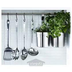 سرویس کفگیر ملاقه 4 پارچه استیل ضد زنگ ایکیا مدل IKEA GRUNKA