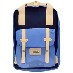 کوله پشتی مدرسه ای رنگ آبی و سورمه ای نشنال جئوگرافیک مدل NATIONAL GEOGRAPHIC N07301