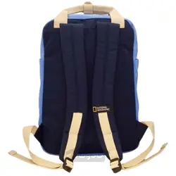 کوله پشتی مدرسه ای رنگ آبی و سورمه ای نشنال جئوگرافیک مدل NATIONAL GEOGRAPHIC N07301