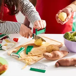 گجت دستیار برش مواد غذایی سبز ایکیا مدل IKEA TABBERAS