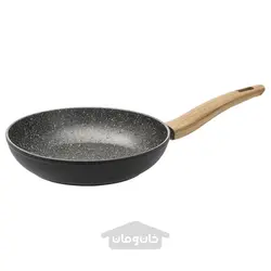ماهیتابه مشکی 24 سانتی متر ایکیا مدل IKEA HUSKNUT