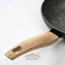 ماهیتابه مشکی 24 سانتی متر ایکیا مدل IKEA HUSKNUT