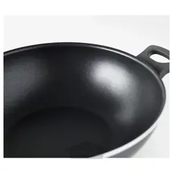 ماهیتابه وک با درب مشکی 28 سانتی متر ایکیا مدل IKEA HEMLAGAD
