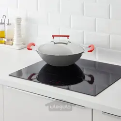 ماهیتابه وک با درب خاکستری تیره/آلومینیوم 32 سانتی متر ایکیا مدل IKEA IDENTISK