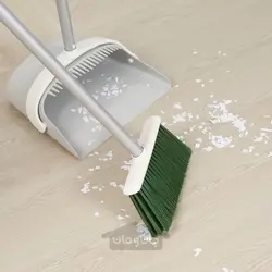 جارو/خاک انداز خاکستری/سبز ایکیا مدل IKEA PEPPRIG