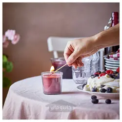شمع معطر در شیشه ایکیا مدل IKEA STÖRTSKÖN