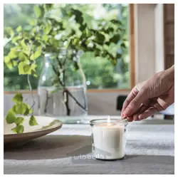 شمع معطر در شیشه ایکیا مدل IKEA ADLAD