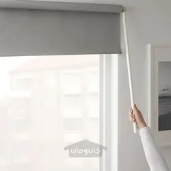 کرکره غلتکی مسدود کننده ایکیا مدل IKEA FRIDANS رنگ خاکستری