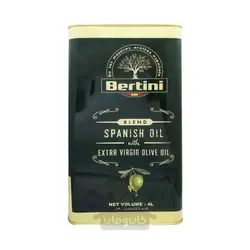 ترکیبی از روغن های تصفیه شده با روغن زیتون فوق بکر اسپانیایی 4 لیتر 4 لیتر برتینی Bertini