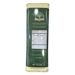 ترکیبی از روغن های تصفیه شده با روغن زیتون فوق بکر اسپانیایی 4 لیتر 4 لیتر برتینی Bertini