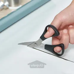 قیچی فولاد ضد زنگ/مشکی ایکیا مدل IKEA MÅNÖGA