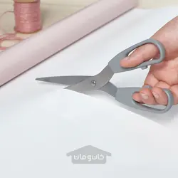 قیچی ست 2 عددی استیل ضد زنگ خاکستری/خاکستری فیروزه ای ایکیا مدل IKEA SVÄRDFISK