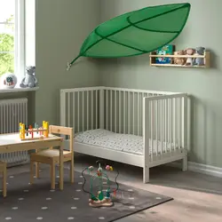 برگ سایبان تخت خواب/سبز ایکیا مدل IKEA LÖVA