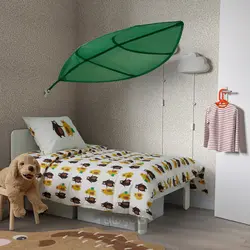 برگ سایبان تخت خواب/سبز ایکیا مدل IKEA LÖVA