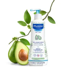 ژل شستشو دهنده سر و بدن کودک موستلا 500  میلی لیتر Mustela