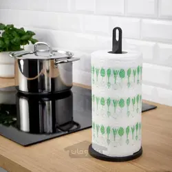 پایه رول دستمال کاغذی آشپزخانه ایکیا رنگ مشکی مدل IKEA FAMILJ