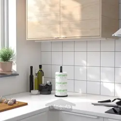 پایه رول دستمال کاغذی آشپزخانه ایکیا رنگ مشکی مدل IKEA FAMILJ