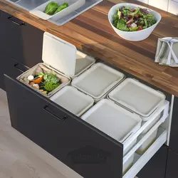 سطل درب دار ایکیا مدل IKEA HÅLLBAR