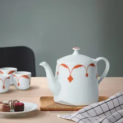 قوری نارنجی ایکیا 0.8 لیتر مدل IKEA GOKVÄLLÅ