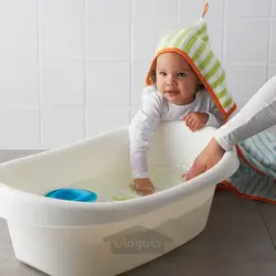 حمام نوزاد سفید سبز ایکیا مدل IKEA LÄTTSAM