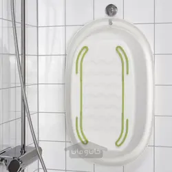 حمام نوزاد سفید سبز ایکیا مدل IKEA LÄTTSAM