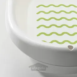 حمام نوزاد سفید سبز ایکیا مدل IKEA LÄTTSAM