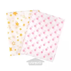 کاور دوچرخه بچه گانه طرح ستاره و خال خالی