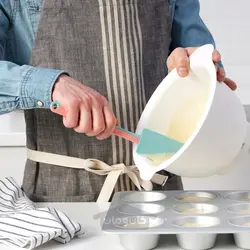 کاردک لاستیکی ایکیا مدل IKEA GUBBRÖRA رنگ فیروزه ای/صورتی