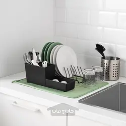 خشک کن ظرف ایکیا رنگ سبز مدل NYSKÖLJD IKEA