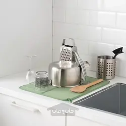 خشک کن ظرف ایکیا رنگ سبز مدل NYSKÖLJD IKEA