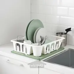 خشک کن ظرف ایکیا رنگ سبز مدل NYSKÖLJD IKEA