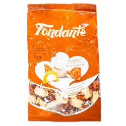 شکلات فوندانت کاراملی با کرم شیری الوان 1 کیلوگرم Elvan