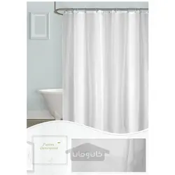 پرده حمام ضد باکتری رنگ سفید