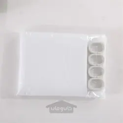 پرده حمام ضد باکتری رنگ سفید