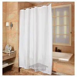 پرده حمام ضد باکتری رنگ سفید