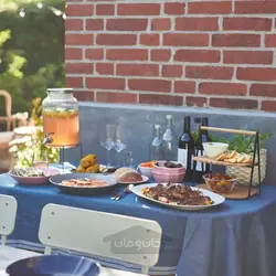 پایه کلمن شیشه ای شیردار ایکیا مدل IKEA VARDAGEN